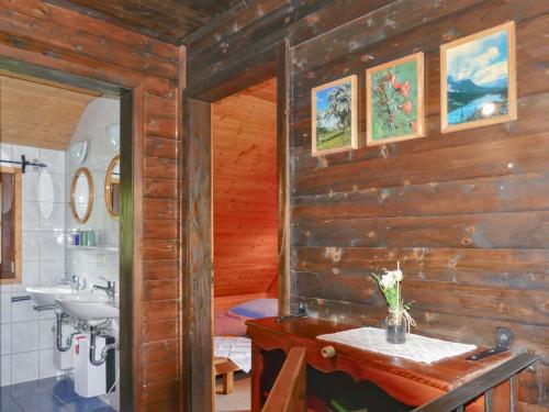 Koupelna v ubytování Alte Muehle