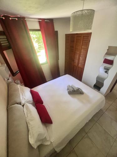 Ένα ή περισσότερα κρεβάτια σε δωμάτιο στο Villa Agada