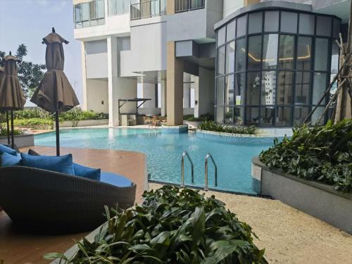 Kolam renang di atau dekat dengan Colombo Trizen Nuva Apartments