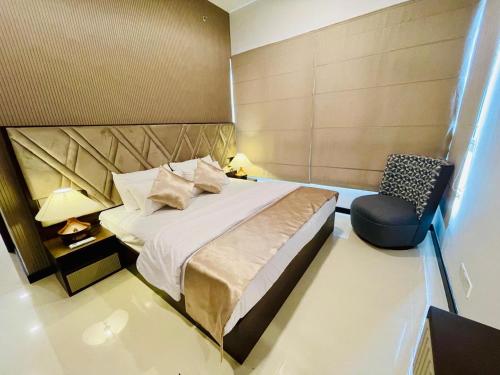 Katil atau katil-katil dalam bilik di Colombo Trizen Nuva Apartments