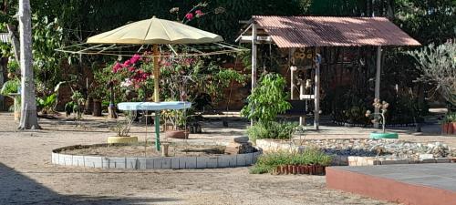 Taman di luar Sítio Amazônia Cop30