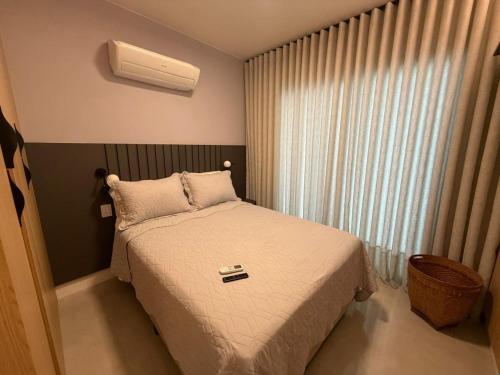 Postel nebo postele na pokoji v ubytování Edifício Life Spa & Gym