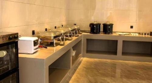 Η κουζίνα ή μικρή κουζίνα στο GreenTree Inn Express Chuzhou Langya District Government Chuhe Road