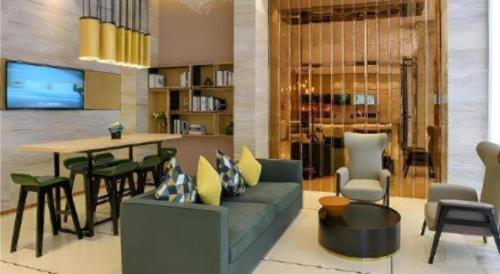 Ruang duduk di City Comfort Inn Luocheng Bus Terminal