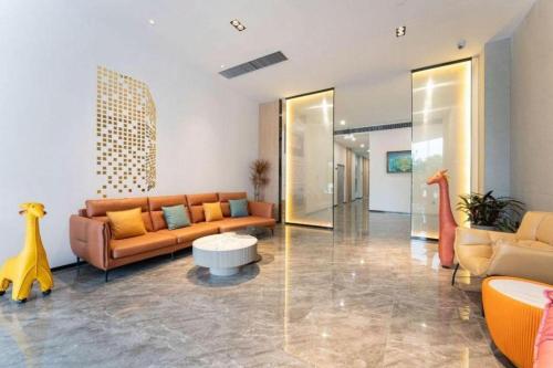 Area soggiorno di GreenTree Inn Jinan West Station Exhibition Center