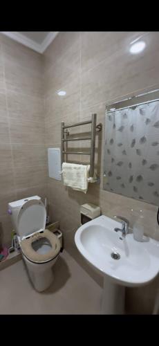 Koupelna v ubytování Olmazor comfort
