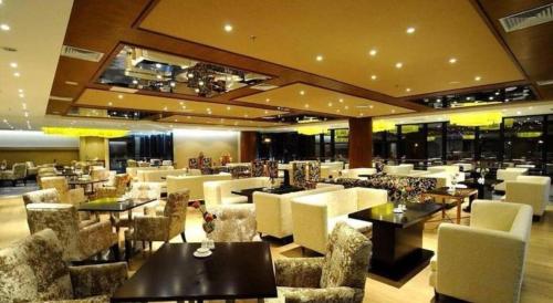 Χώρος καθιστικού στο Huangshan Xuanyuan International Hotel