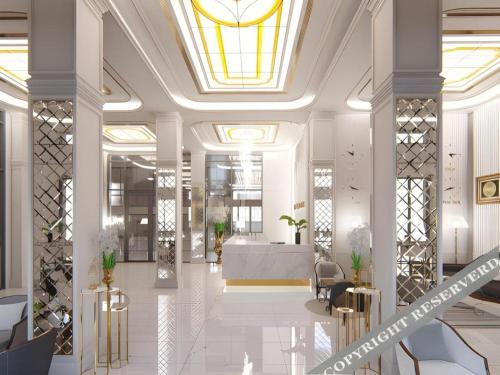 a rendering of a lobby in a building at Thaisun Bangkok Hotel in Bangkok