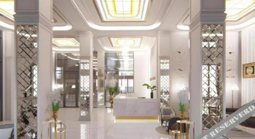 a rendering of a lobby in a building at Thaisun Bangkok Hotel in Bangkok