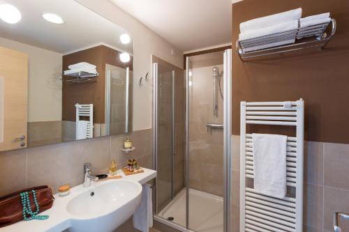 Koupelna v ubytování Hotel Acquadolce