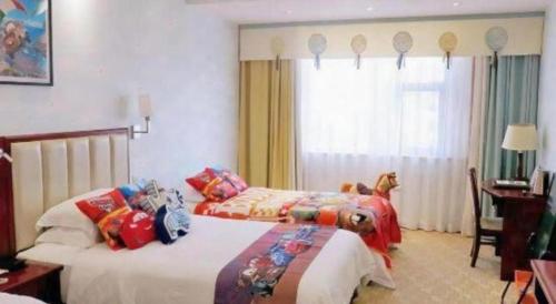 Cama o camas de una habitación en Nanning Yongzhou Hotel