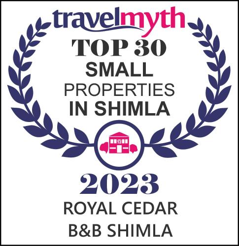 Certificado, premio, señal o documento que está expuesto en Hotel Royal Cedar Simla