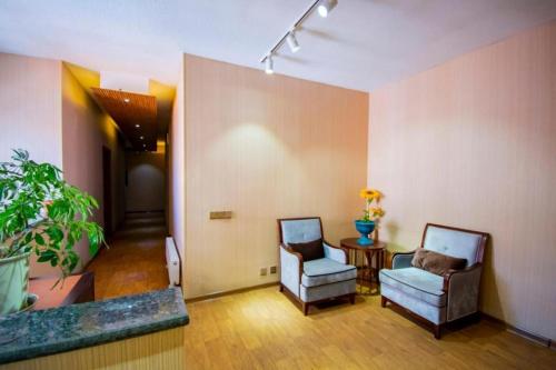 Posezení v ubytování Mika Hotel