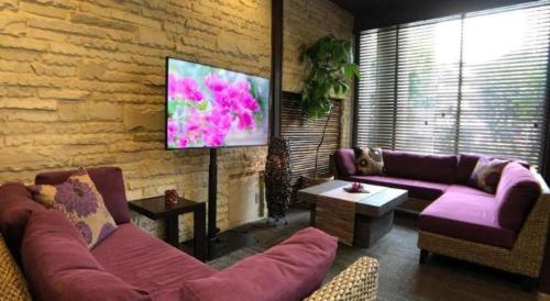 Гостиная зона в Hotel Bougainvillea Akebonobashi
