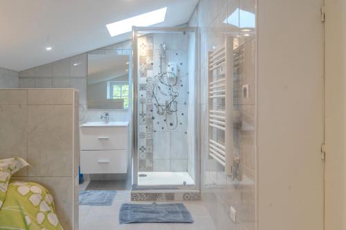 Koupelna v ubytování La maison de joséphine