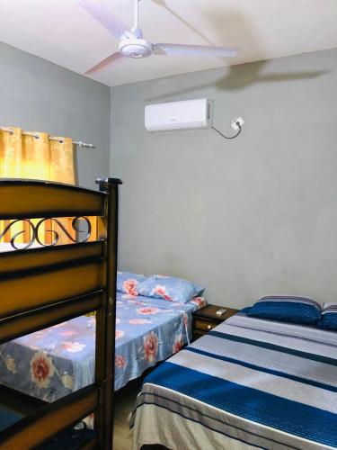 Llit o llits en una habitació de Dúplex Birnbaum Ruiz Diaz