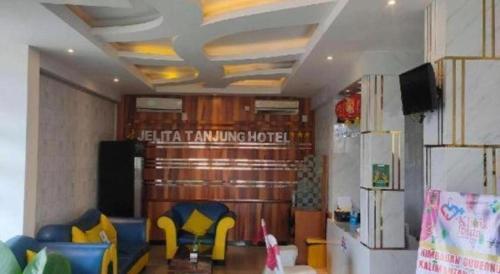 Kuchyň nebo kuchyňský kout v ubytování Jelita Tanjung Hotel