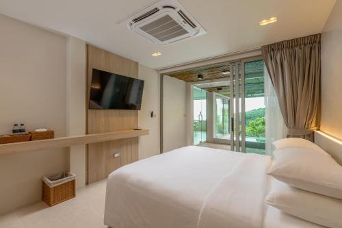 Katil atau katil-katil dalam bilik di Amala Grand Bleu Resort Hilltops - SHA