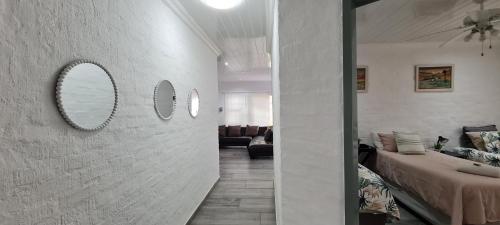 Ένα ή περισσότερα κρεβάτια σε δωμάτιο στο Tenuta Overnight