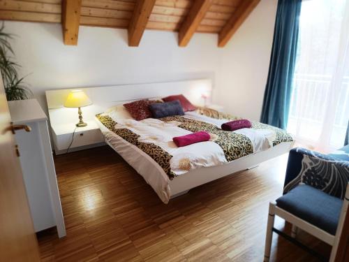 Ένα ή περισσότερα κρεβάτια σε δωμάτιο στο Formule société porte de Bâle