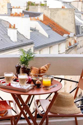 Balkón nebo terasa v ubytování Hotel Trianon Rive Gauche