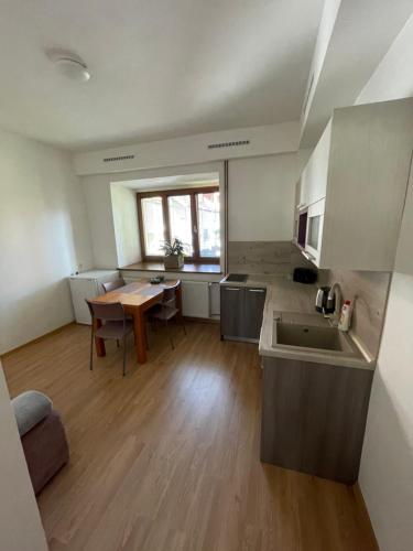 Una cocina o kitchenette en Apartmány Obora v Podbezdězí