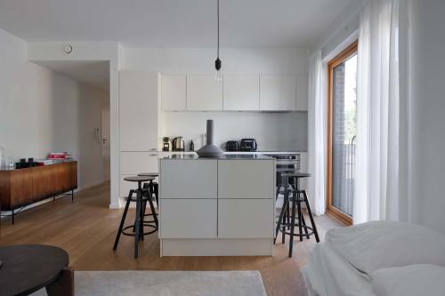 Kuchyň nebo kuchyňský kout v ubytování Luxury Apartment Close to Amalienborg Stylish Stay for Five