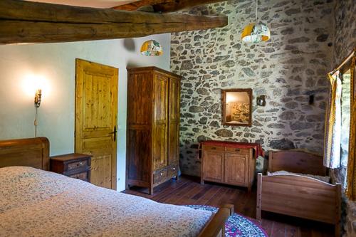 Cama o camas de una habitación en Big Gite