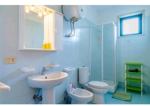 Koupelna v ubytování Les calanques Audeandeb