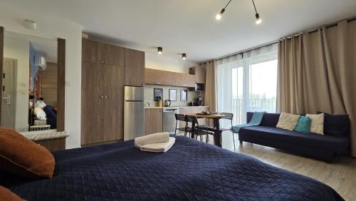 Q Apart Meta -1, 2 lub 3-pokojowe, klimatyzowane apartamenty przy Manufakturze z garażem lub parkingiem Gratis, FV