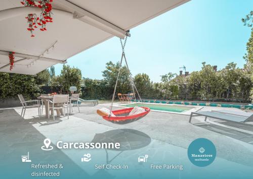 Ambiance sudiste , piscine, boule, farniente AG