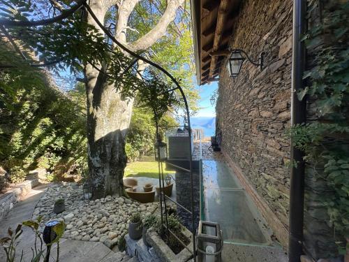 Zahrada ubytování Private Luxury Spa & Silence Retreat with Spectacular View over the Lake Maggiore