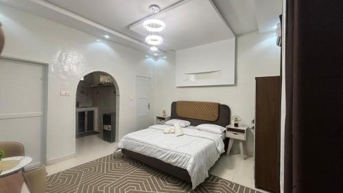 Llit o llits en una habitació de Chambre meublée