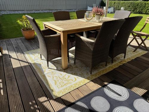 Patio nebo venkovní prostory v ubytování Nest,Ruhe und Erholung