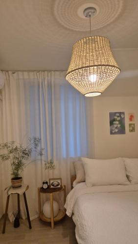 Postel nebo postele na pokoji v ubytování 스테이 포제트