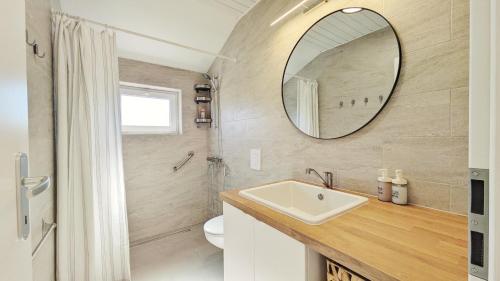 Koupelna v ubytování Apartmaji Diversorio