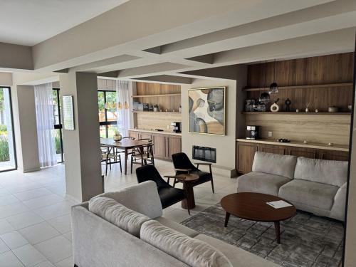 Posezení v ubytování Hermoso Departamento Comodo y moderno