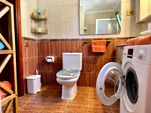 Koupelna v ubytování Holiday Bungalow Costa Calma