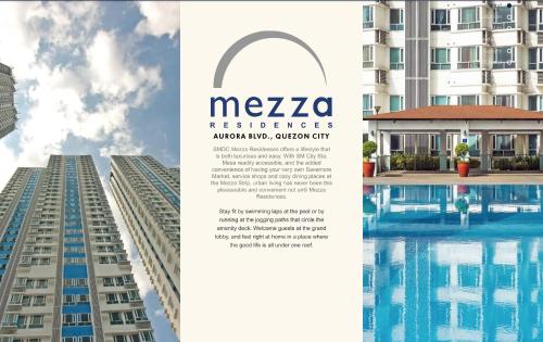 a brochure for mexico residence apartments at Mezza Residences in Manila