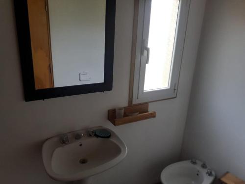 Ένα μπάνιο στο Cabaña Alma Brava II