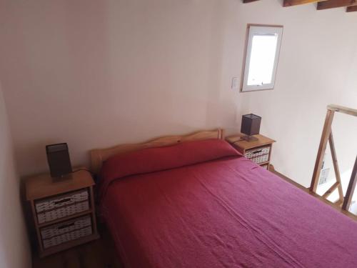 Ένα ή περισσότερα κρεβάτια σε δωμάτιο στο Cabaña Alma Brava II