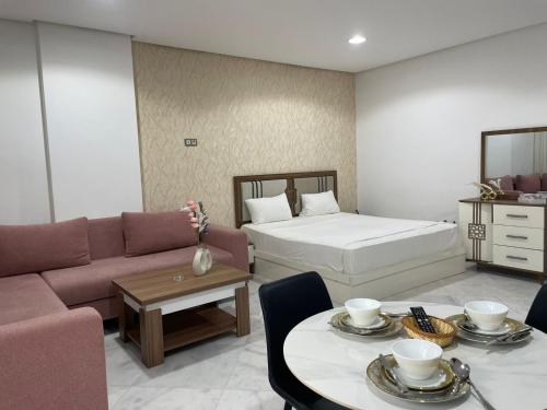 Uma cama ou camas num quarto em Marina sweet