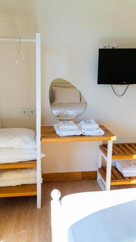 Postel nebo postele na pokoji v ubytování Alex & Sofi Hotel