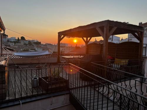 Studio avec terrasse proche notre dame de la garde