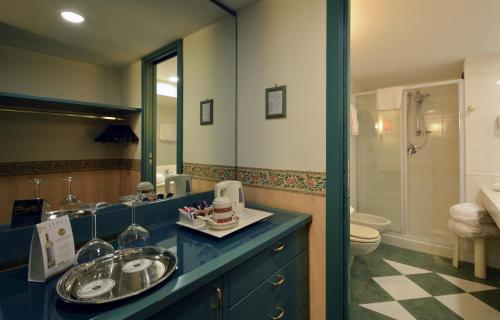 Koupelna v ubytování Best Western Hotel Genio