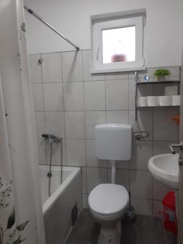 Koupelna v ubytování Apartman Cirkic