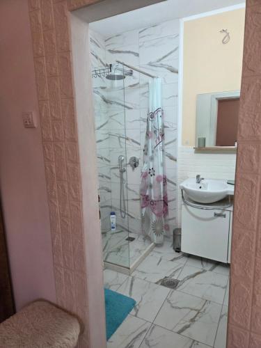 Koupelna v ubytování Zen apartman 7
