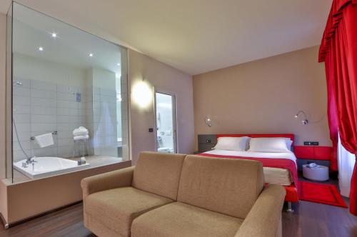 Koupelna v ubytování Best Western Hotel Genio