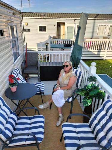 Balkoni atau teres di 3 Bedroom Caravan, Edi Rita, Robin Hood, Pet Friendly