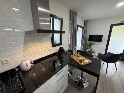 Η κουζίνα ή μικρή κουζίνα στο Stay Lombinho